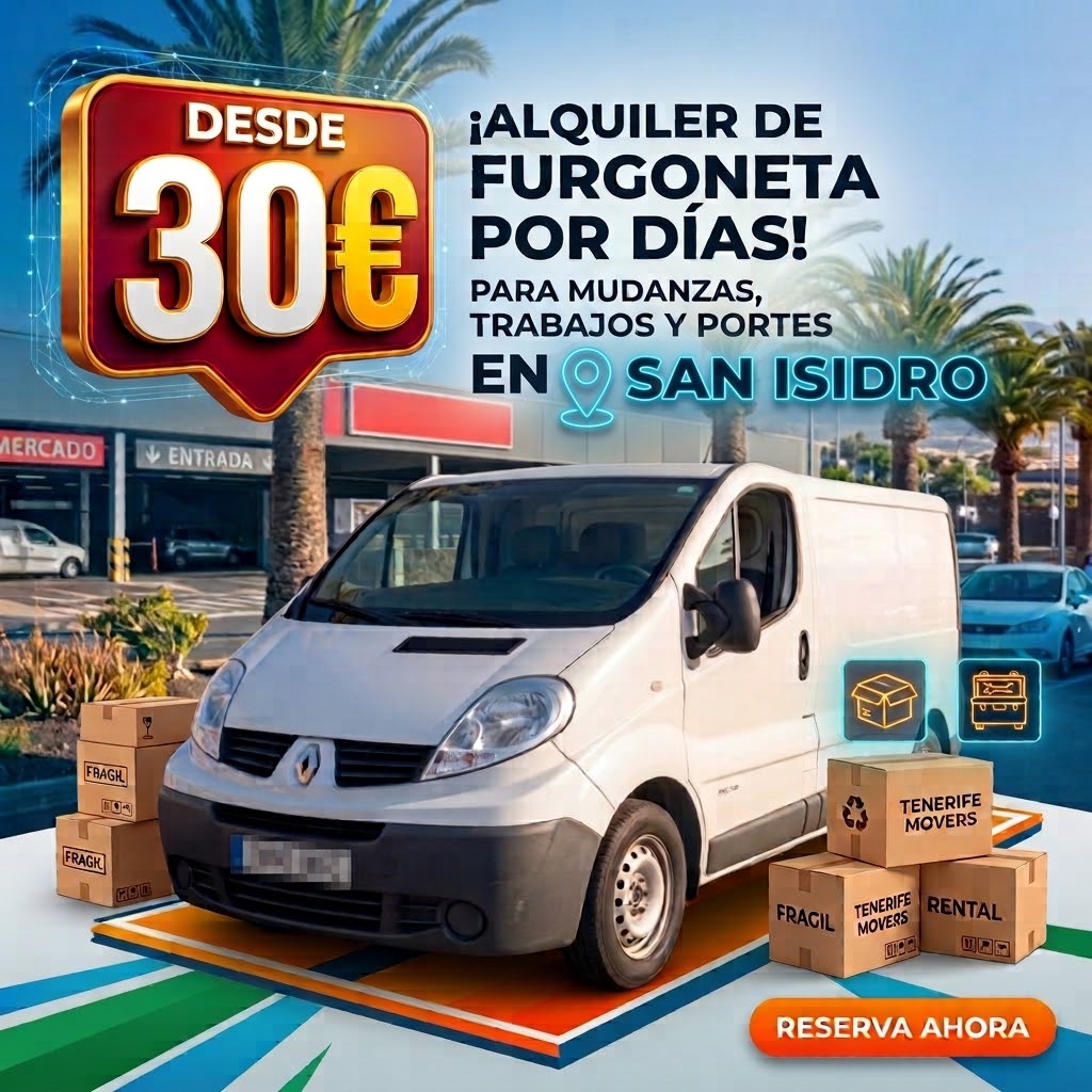 Alquiler de furgonetas por días
